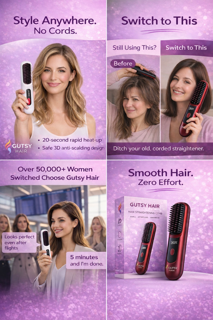 Cordless Heated Styling Brush